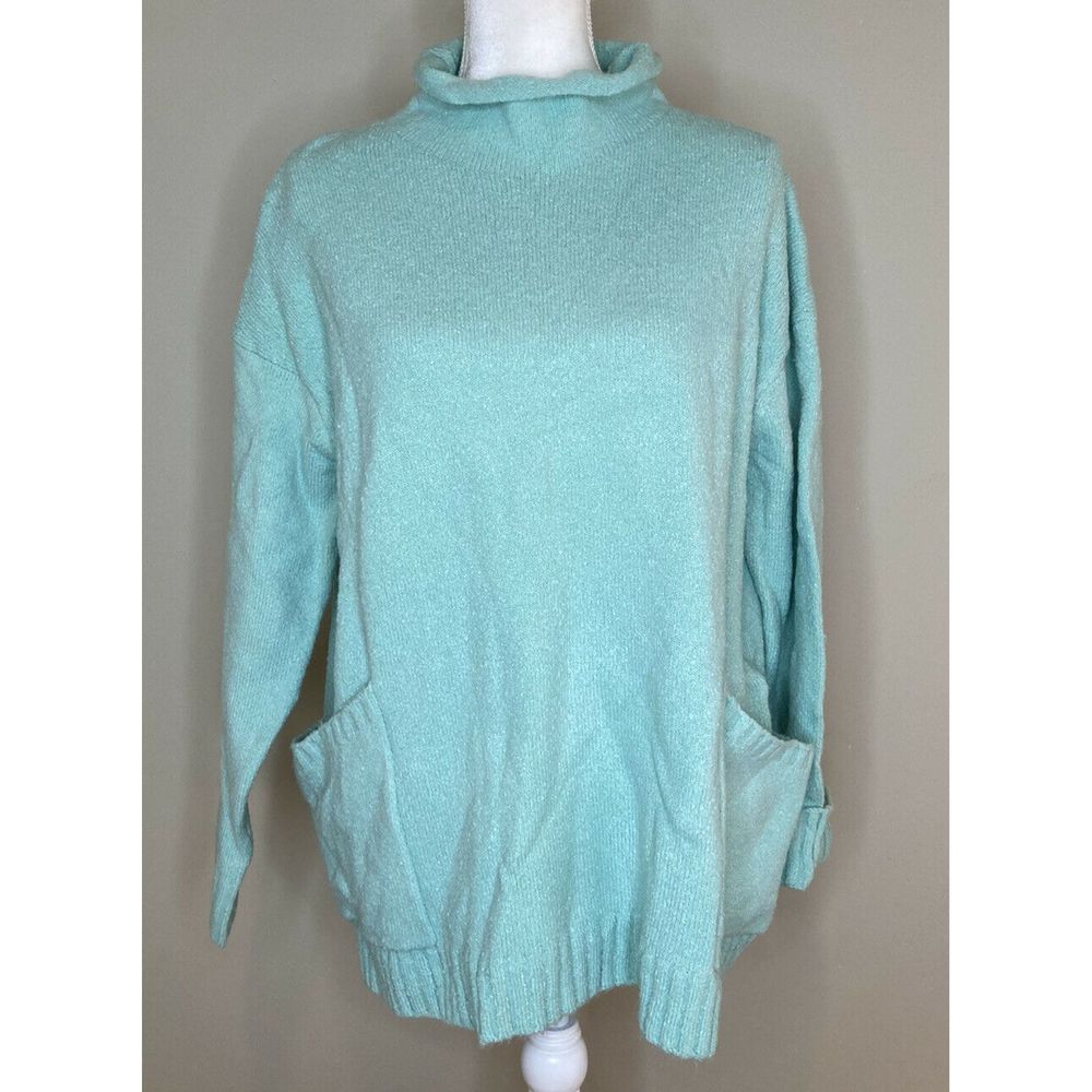 NWT ADY P Long Sleeve Roll Neck Pullover Top M